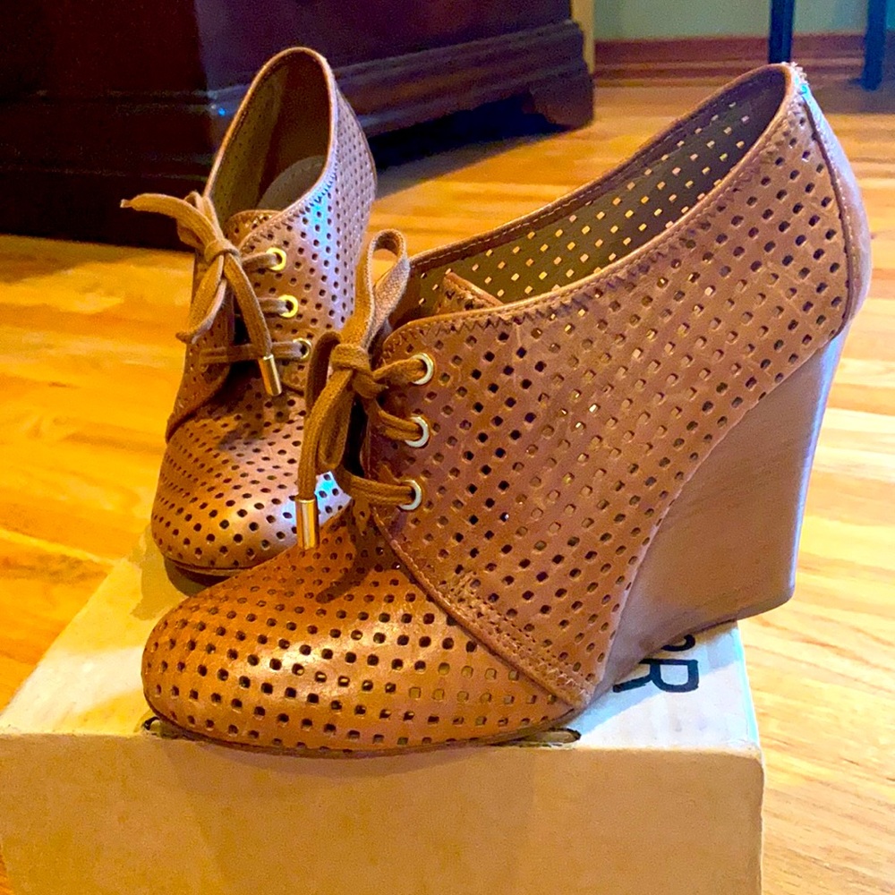 Tory Burch wedge bootie